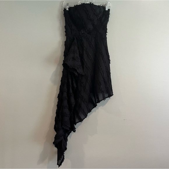 C/MEO Collective Recollection Asymmetrical Fringe Dress - Picture 5 of 13